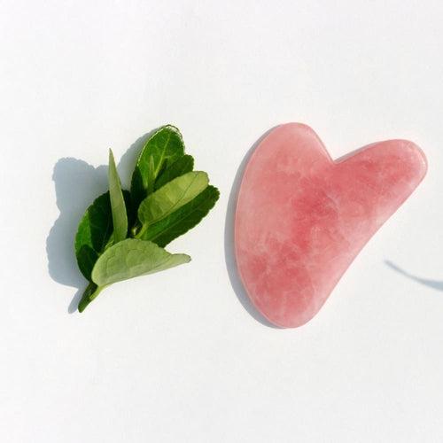 Rose Quartz Gua Sha Massager