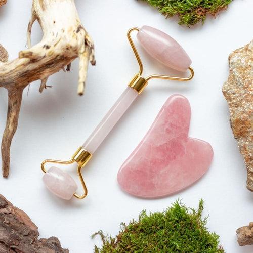 Rose Quartz Gua Sha Massager