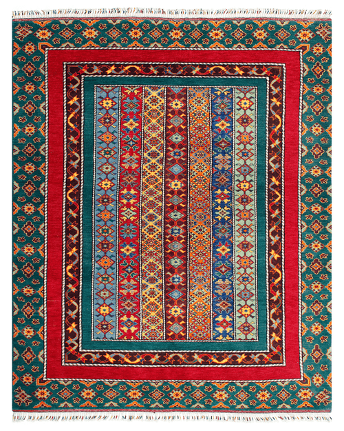 Hand-knotted Transitional Rug (SAAL-42)