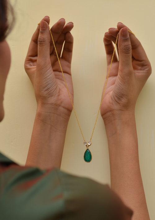 Sterling Silver Pine Necklace