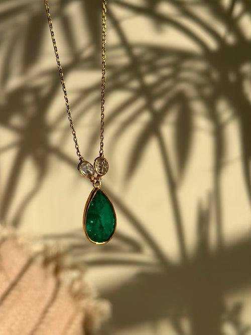 Sterling Silver Pine Necklace