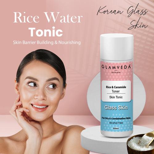 Glamveda Korean Glass Skin Rice Water Toner