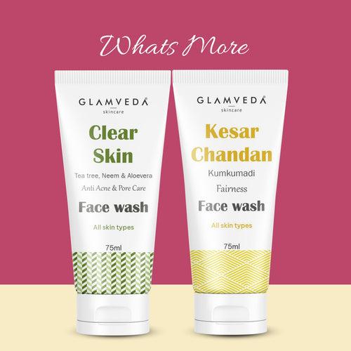 Glamveda Be Bright Skin Brighteing & Anti Blemish Face Wash With Vitamin C