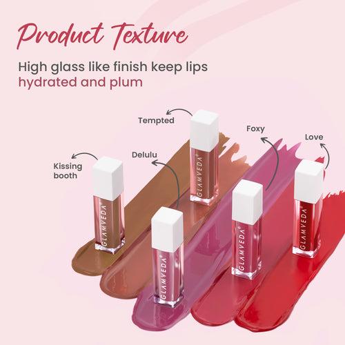 Glamveda X Rashami Desai Serum Infused Mini Lip Gloss Pack of 6