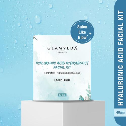 Glamveda Hyaluronic Acid Hydra boost Facial Kit 40gm