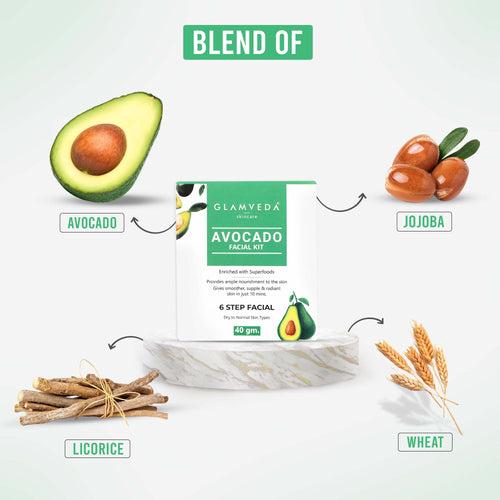 Glamveda Avocado Superfood facial kit 40gm