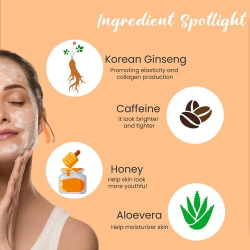 Glamveda Korean Ginseng & Honey Vitalizing Face Wash