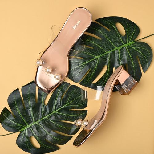 Gold Pearlway Sandals