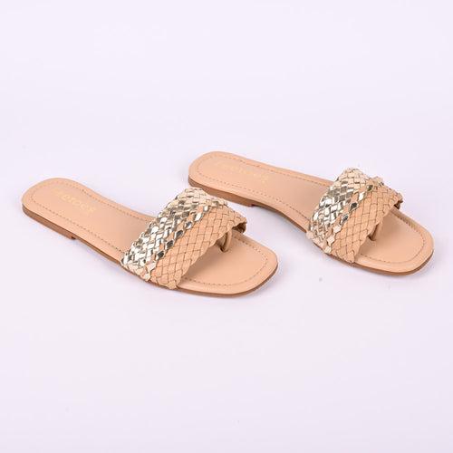 Flaapy Beige Flats