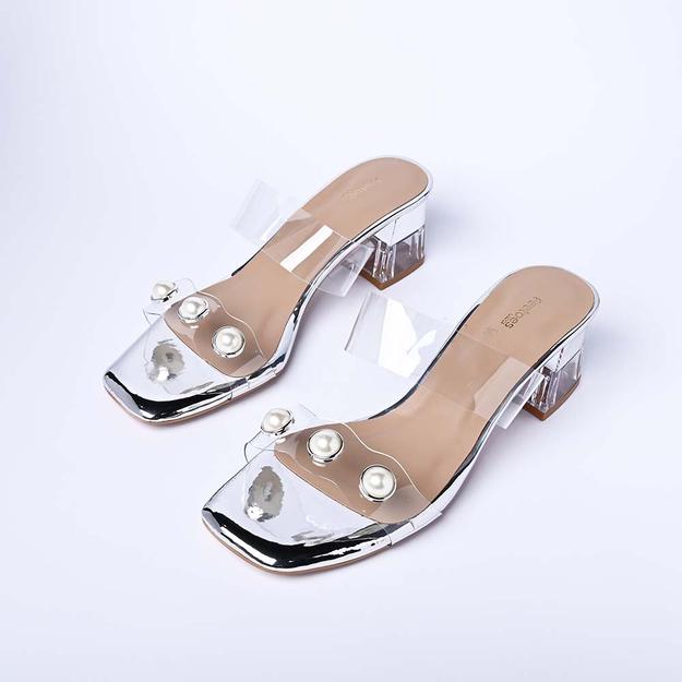 Silver Pearlway Slipons