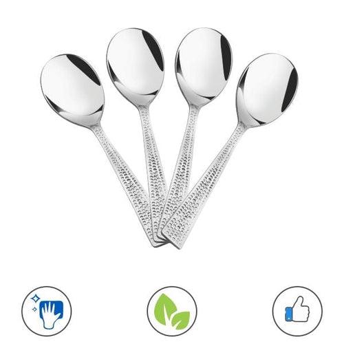 Stainless Steel Service Spoon (Design: Ethnic)