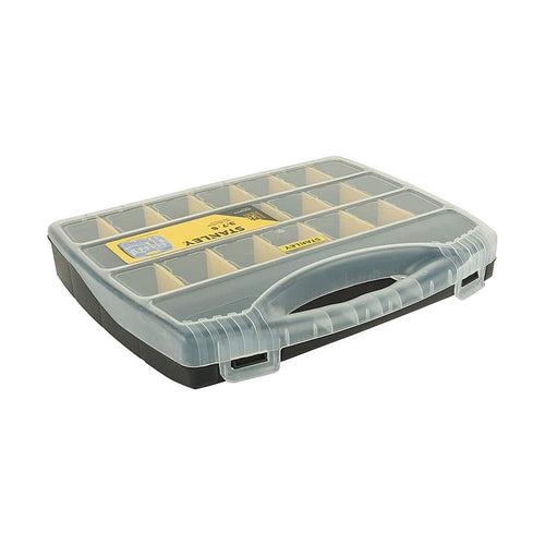 Stanley STST73822-8 Polycarbonate Small Organizer With 21 Separator Slots & Transparent Lid