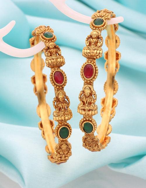 Designer Lakshmi Devi Stone Bangles