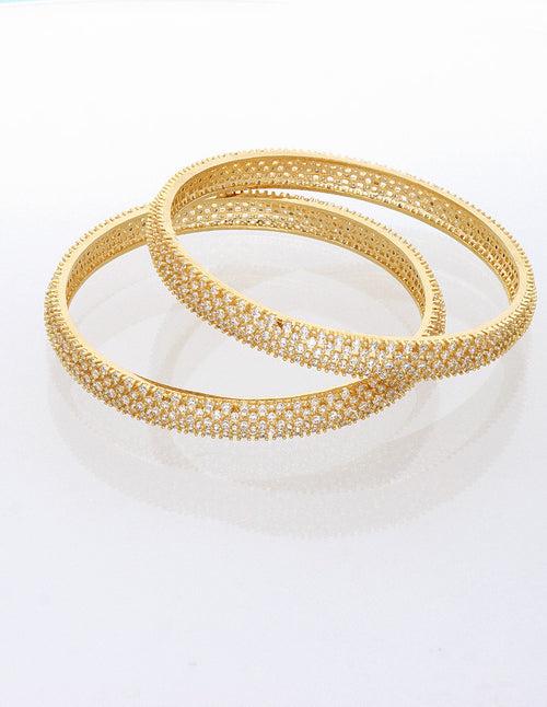 Designer Zirconia Bangles ZBGL10018