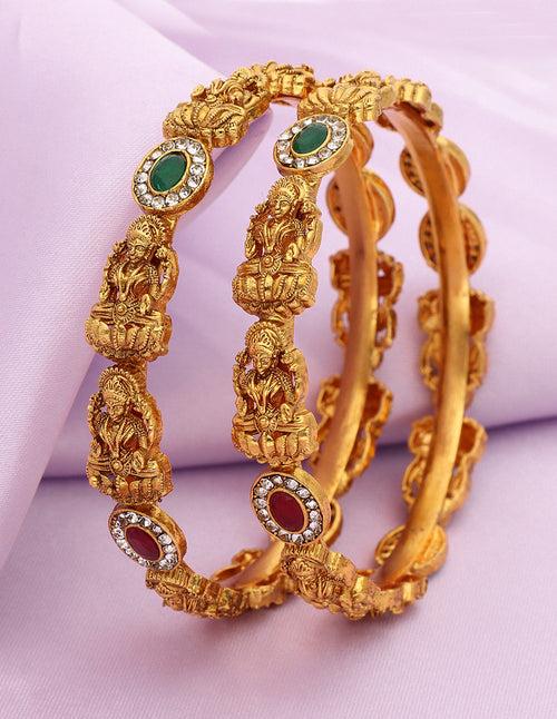 Designer Lakshmi Devi Stone Bangles