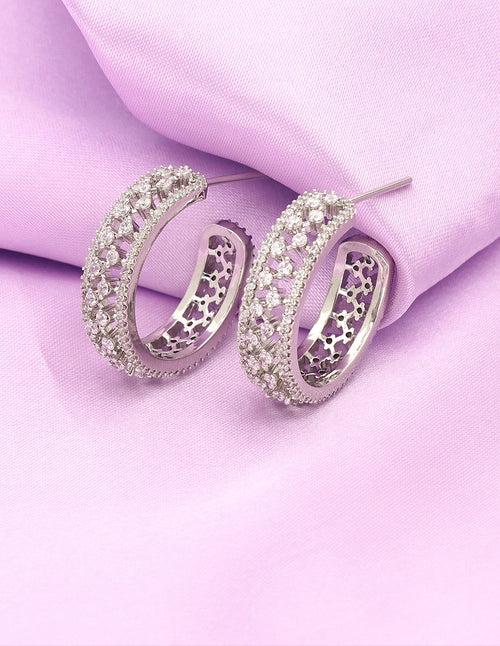 Designer Zirconia Bali Earrings