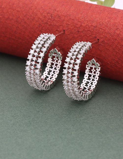 Designer Zirconia Bali Earrings