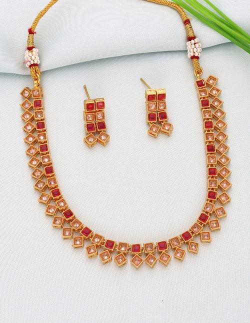 Designer Kundan Necklace Set