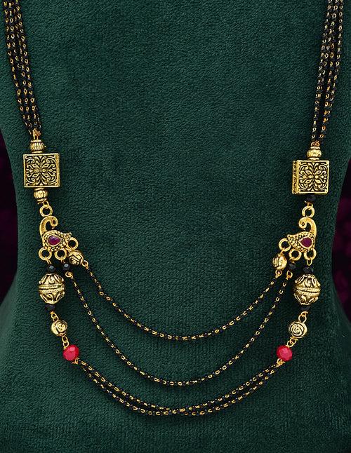 Antique Fancy Black Bead Mangalsutra