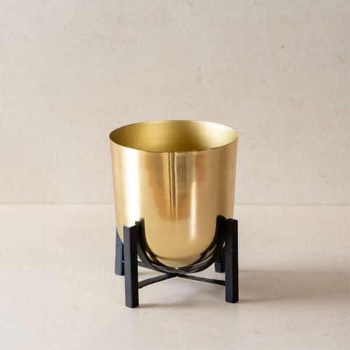 Micro Gold Table Planter