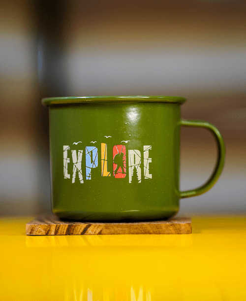 Explore Enamel Mug