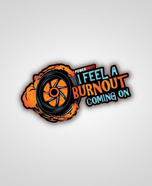 Burnout Powerdrift Sticker