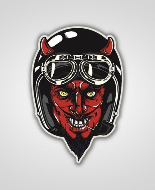 Devil's Smirk Sticker