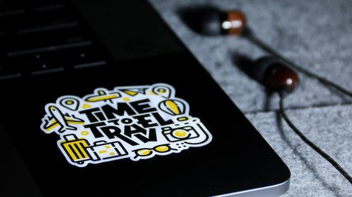 Time to Travel Sticker