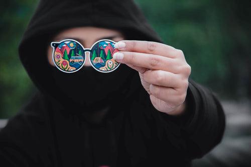 Travel Goggle Sticker