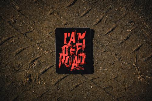 I Am Off Road Sticker