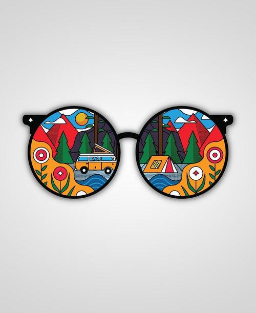 Travel Goggle Sticker