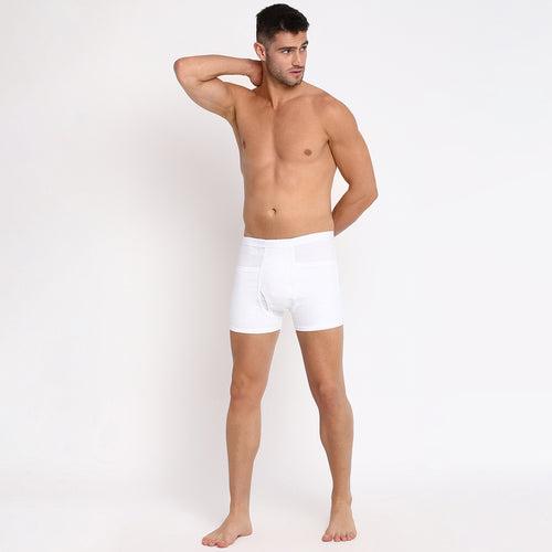 Poomer Ultra Fit Trunk 2 Pkt White