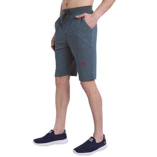 Poomer 3/4th Shorts - Blue