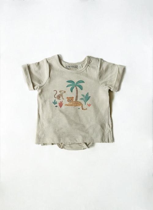 WILDLIFE TEE WITH BLOOMER