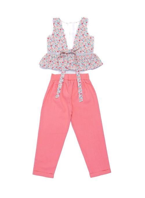 Dora Floral pink Co-ord