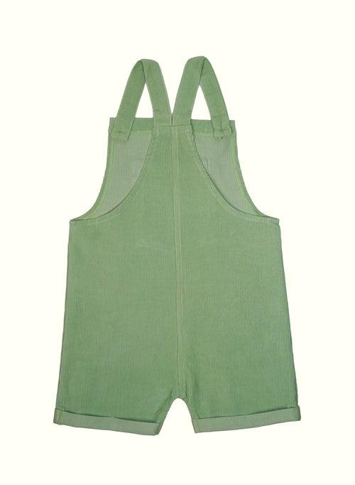 Charlie Green Corduroy Dungaree Shorts