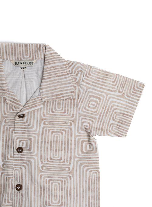 Elias Beige Shirt