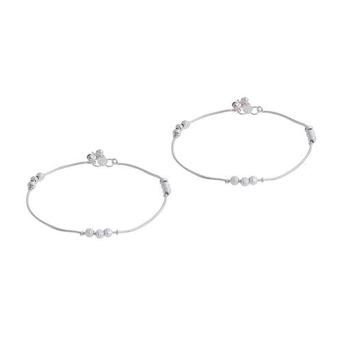 Teejh Preet Pearl Anklets