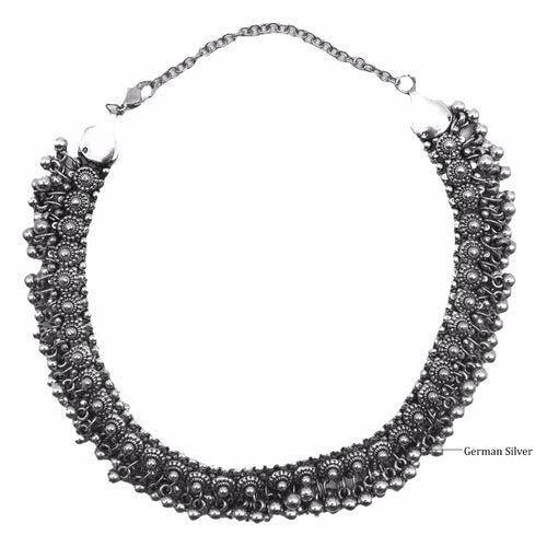 Teejh Kanjan Silver Oxidised Jewelry Gift Set