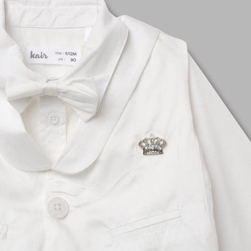 Baby Boys White Party Wear-5 Pcs Gift Set