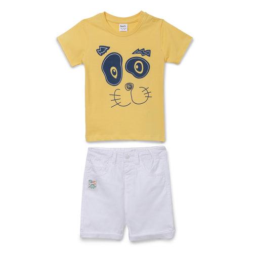 Baby Boys Half Sleeve Graphic Printed T-Shirt