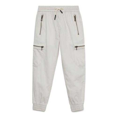 Kid Boys Beige Jogger Pant