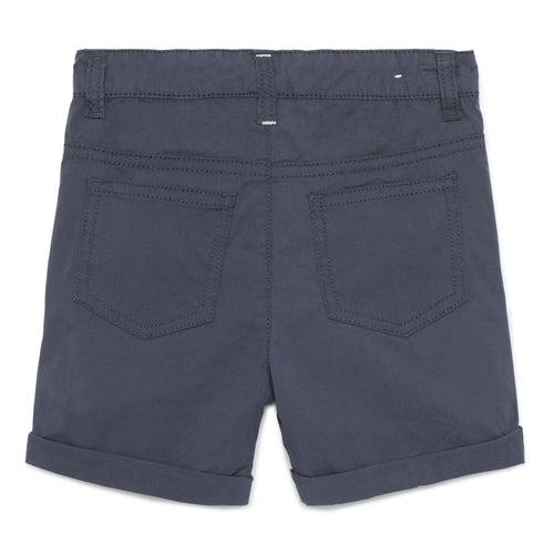 Baby Boys Solid Navy Shorts