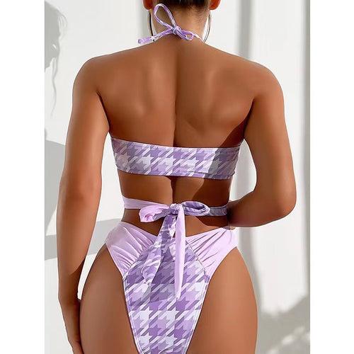 Lilac Mosaic Marvel Bikini Set