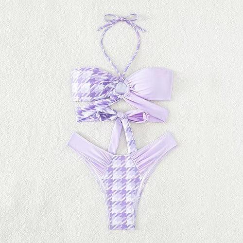 Lilac Mosaic Marvel Bikini Set