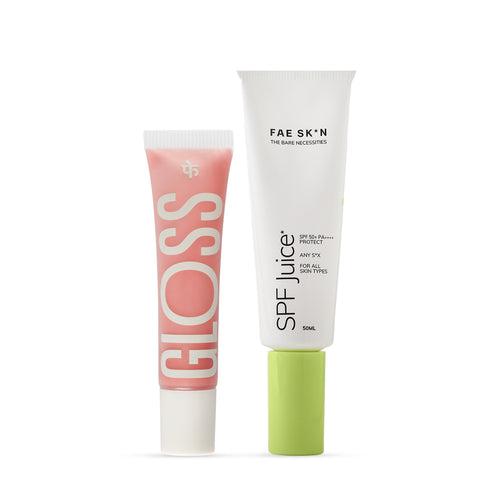 The FAE Bestseller Bundle - SPF Juice + Peptide Glaws Gloss