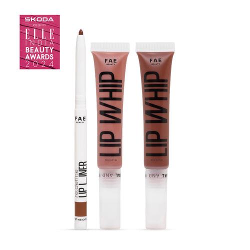 1 Lip Liner + 2 Lip Whip Bundle