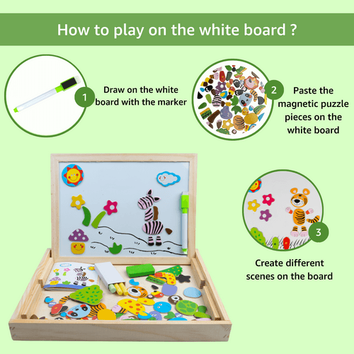 Jungle Safari 2-in-1 Magnetic Board Game