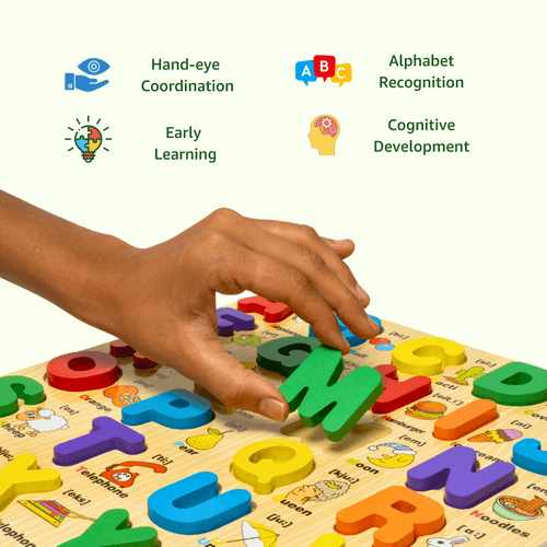 Alphabet Learning Board (Wooden)