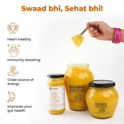 A2 Desi Hallikar Cow Ghee & Black Sesame Oil